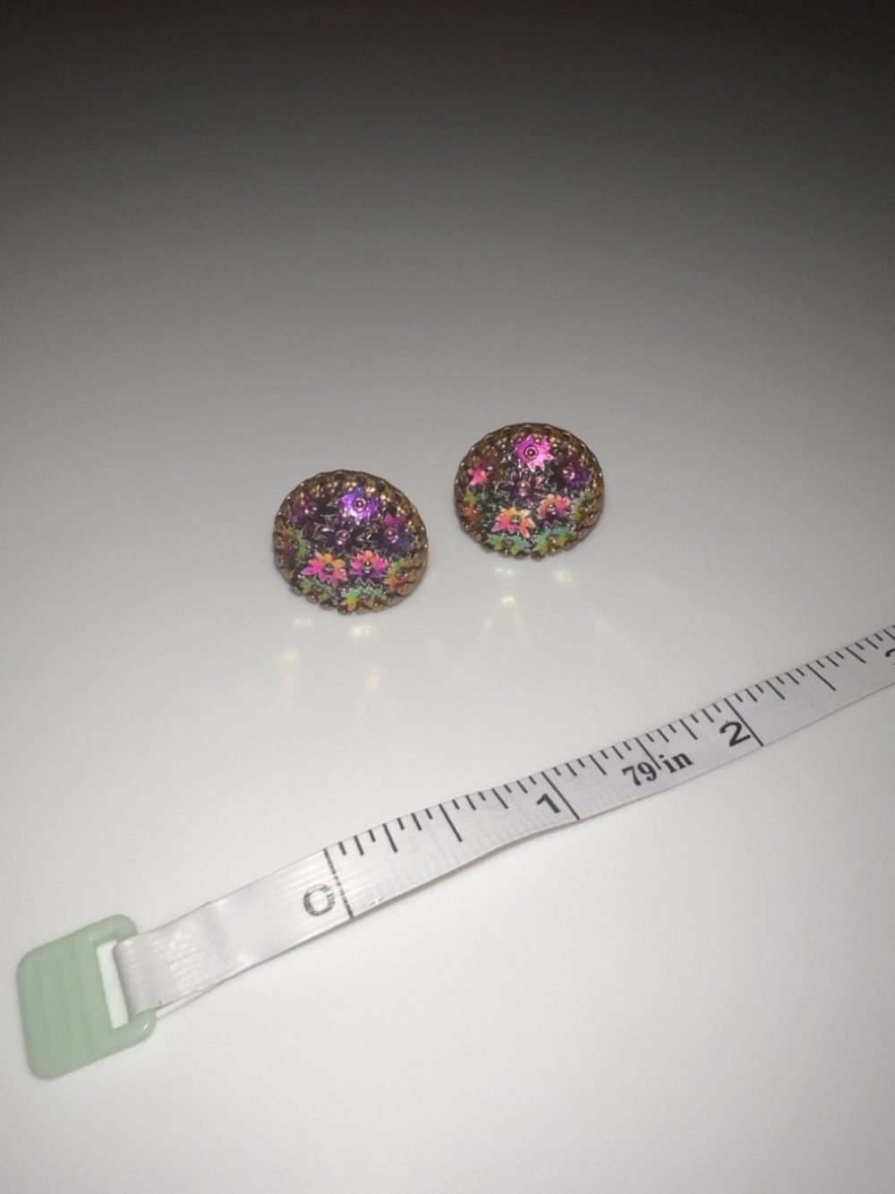 Vintage Italian Micro Mosaic Earrings